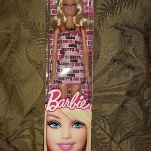 Barbie- Doll Word Print Dress